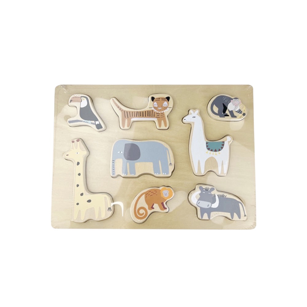 Kinder-Holzpuzzle Farm Bloomingville mini Schichtholz