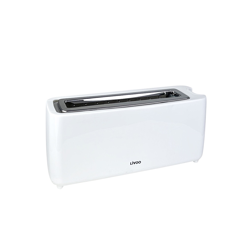 Toaster Breit-Schlitz Weiß 800 W