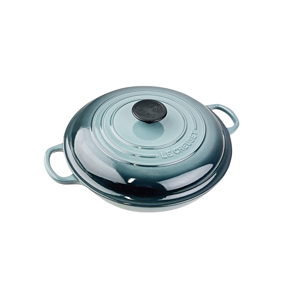Gusseisen-Bräter Ocean emailliert Ø 26 H 8 cm Füllmenge 2.2 l Blau