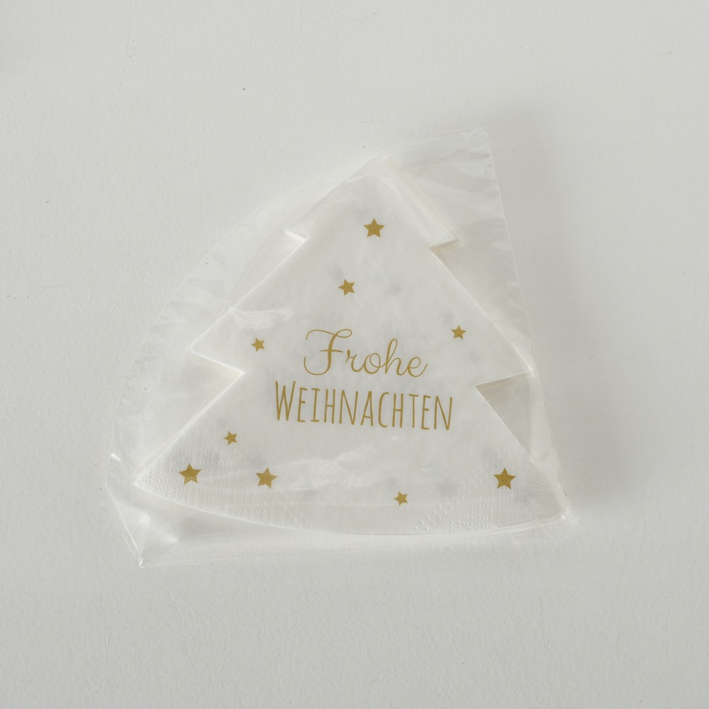Servietten Tanny 12 tlg. 2 sort. Mehrfarbig, Spruch/Text Weihnachten