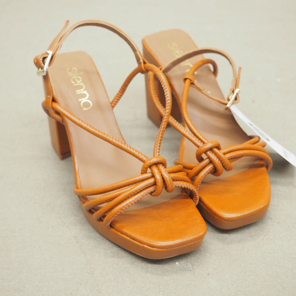 Sandalette Sandale cognac Gr. 39