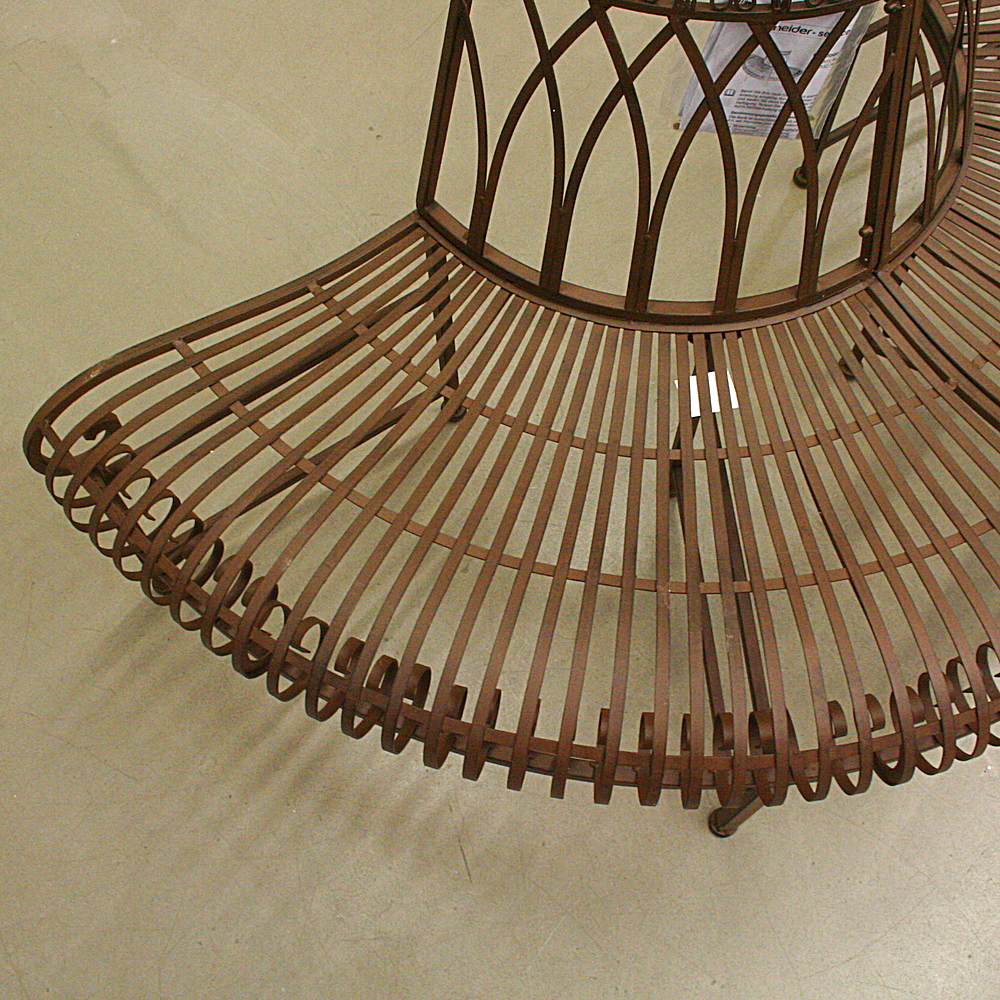 Outdoor-Bank halbrund Versailles Gingar ca.B148xT74xH78cm