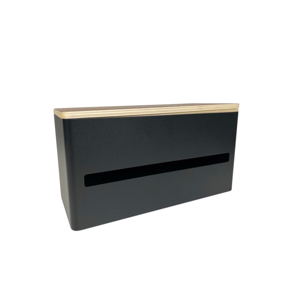 Taschentuchbox Rin Metall Schichtholz