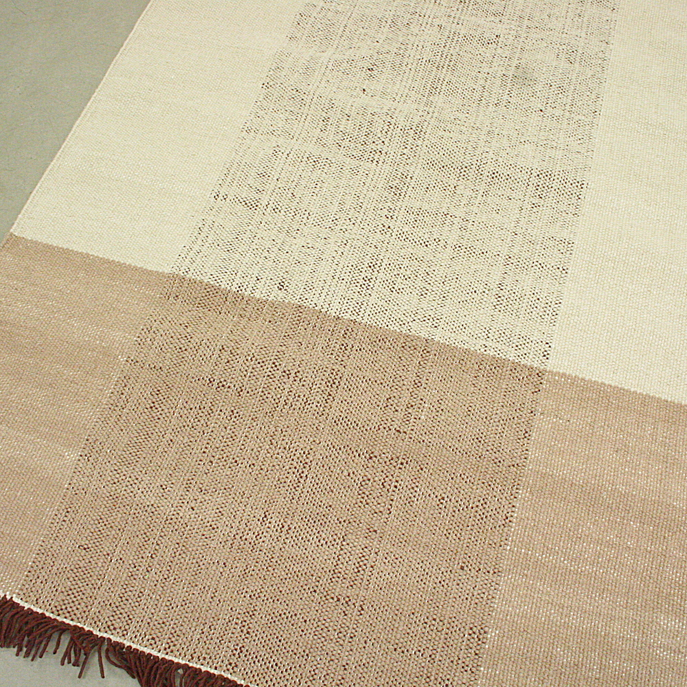 Handgewebter Wollteppich Coast 120 x 180 cm braun