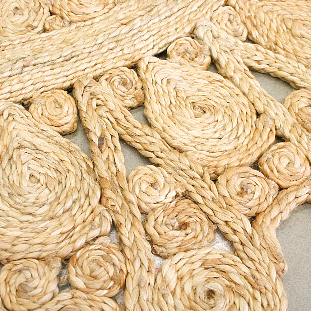 Juteteppich rund Ø ca. 120cm