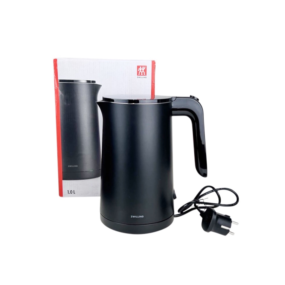 Wasserkocher Enfinigy aus Kunststoff 1 L Schwarz Edelstahl