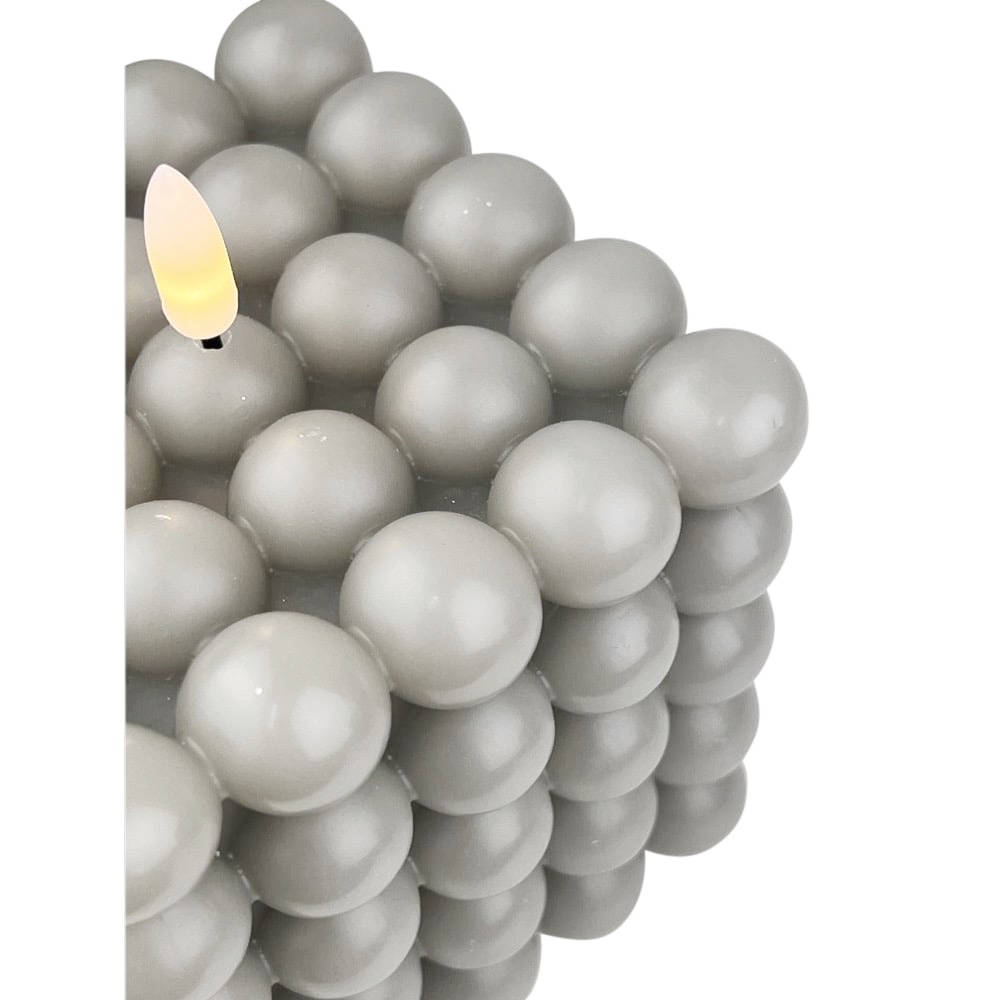 Batteriebetriebene LED-Kerze Bolle Flackerfunktion Timer