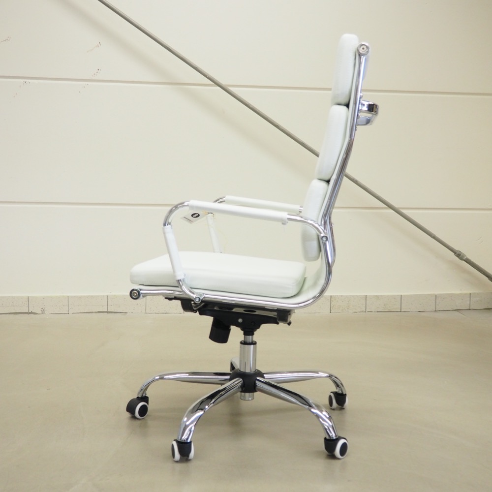 Bürostuhl Highline Tippfunktion Gingar weiß ca. B56 x T64 x H115 cm