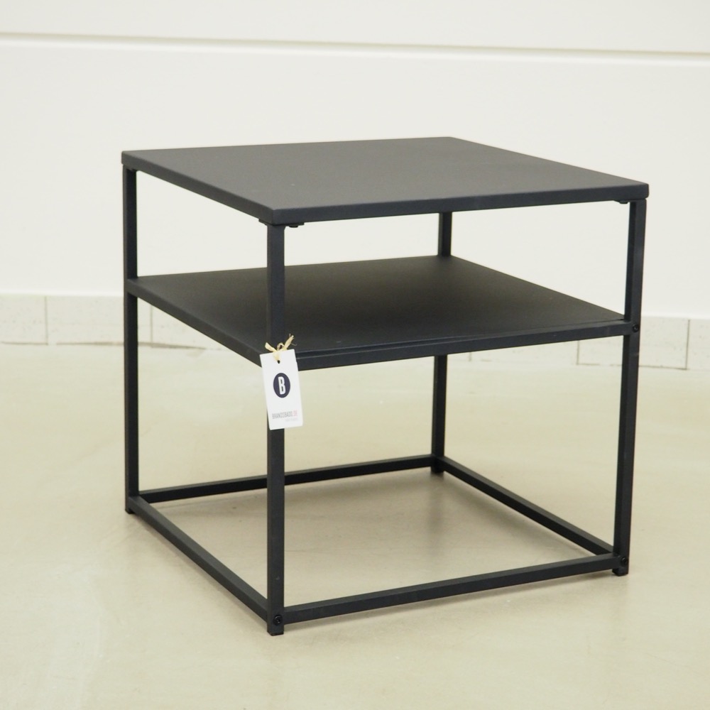 Beistelltisch Lara schwarz 50x50x50 cm Metall