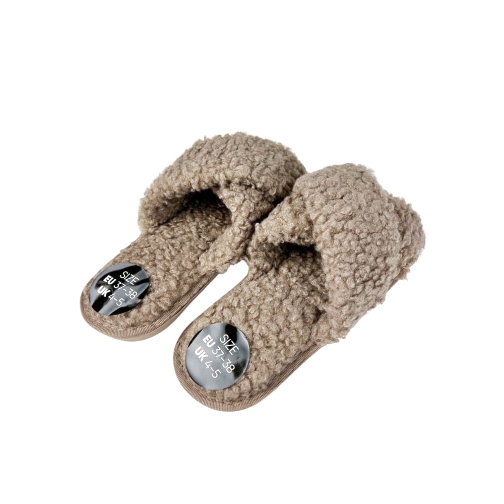 Damen-Hausschuhe Alice Gr. 37-38 Beige