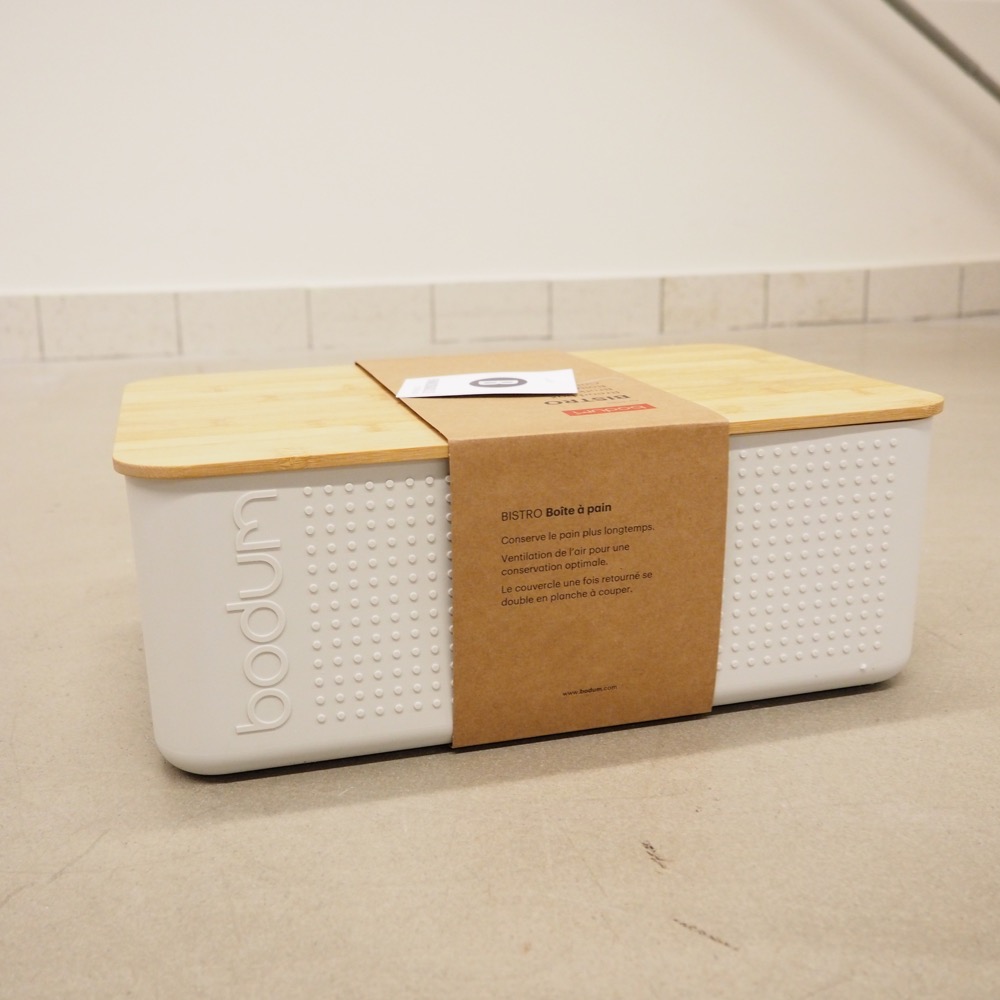 Brotkasten Bistro Kunststoff Bambus 37x14x24 cm