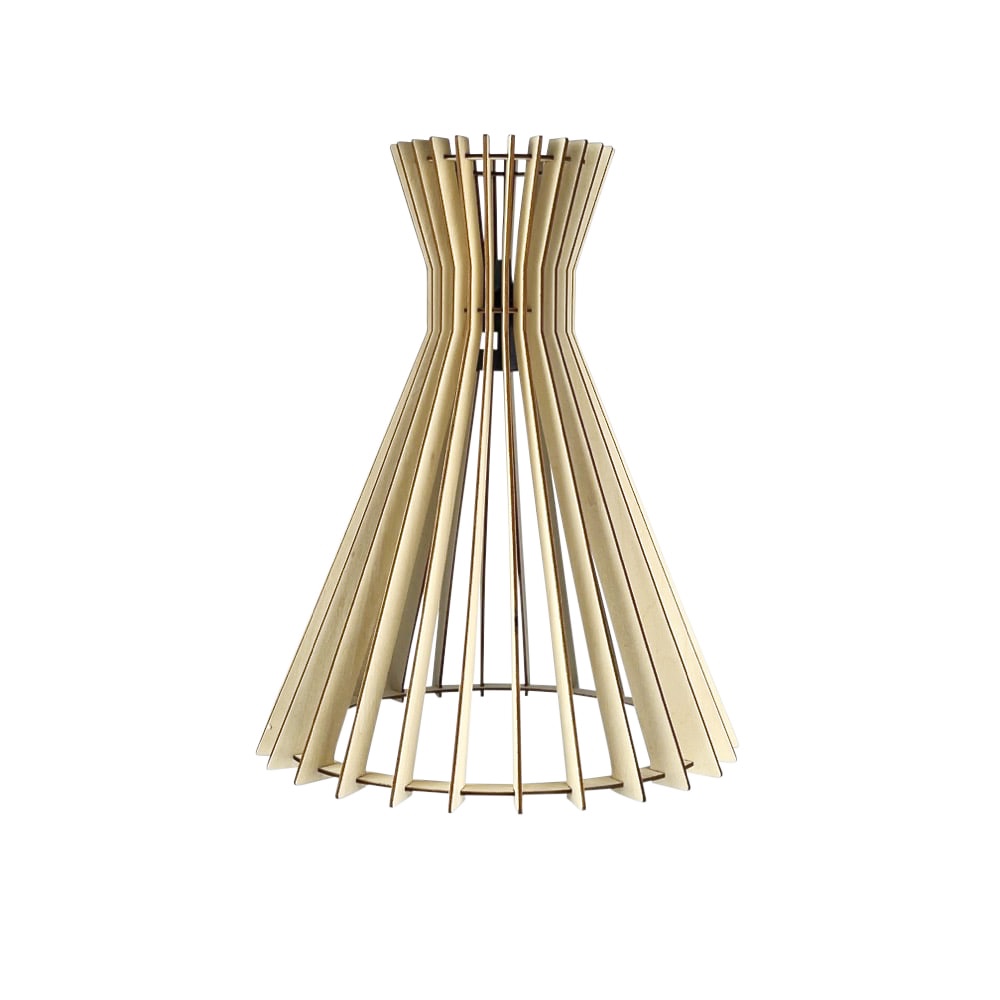 Boho-Pendelleuchte Groa Holz Metall