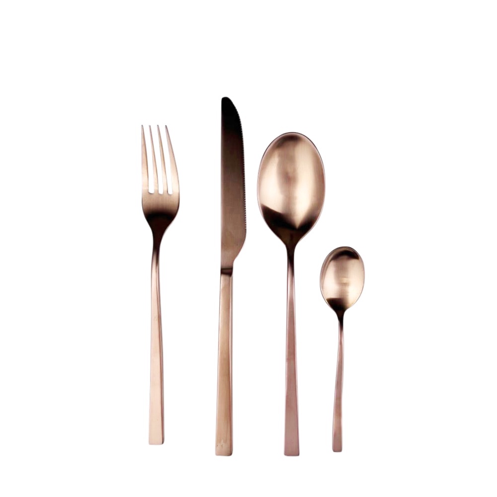Besteck-Set Ice Bronzo 24-teilig Edelstahl