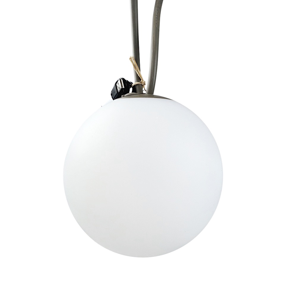 Mobile Dimmbare Hängelampe Bolleke taupe ca. D 20 cm